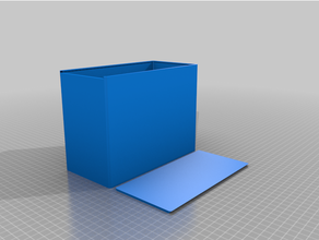 customized paraseed packet boxmetric rounded sliding box 3d print model - Mito3D