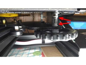 centering springs ender 3 ender3 spring 3d print model - Mito3D