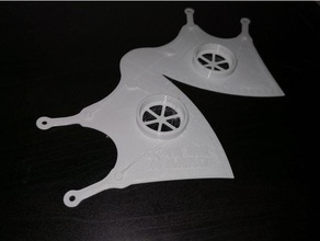 covidmask boucle amélioré main covid 19 covid19 masque flexible 3d print model - Mito3D