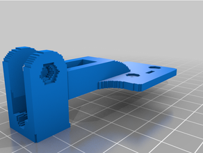 tronxy xy2 Pro filamento guía rail LED 3d print model - Mito3D