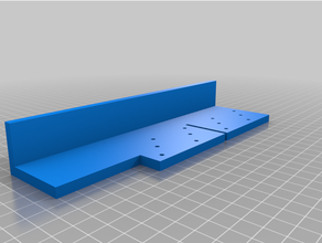xlr perforar guía rail 3d print model - Mito3D