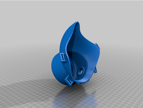covid facemask ppe 3d print model - Mito3D