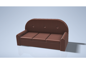 Simpsons sofá 3d print model - Mito3D