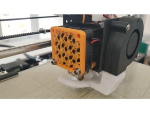 40mm fan infill cover anet a8 parts cooling 3d print model - Mito3D