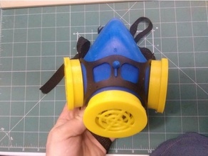 wiederverwendbar Filter Respirator Baumwolle Pad 3d print model - Mito3D