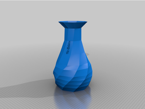 vaso bordes florero 3d print model - Mito3D