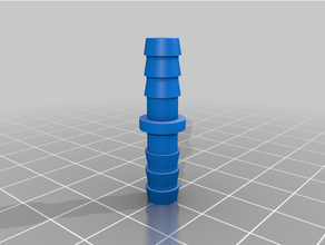 customized hose connector - customizer1 3d print model - Mito3D