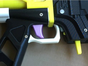 Caliburn tetiklemek koruma nerf Lazer 3d print model - Mito3D