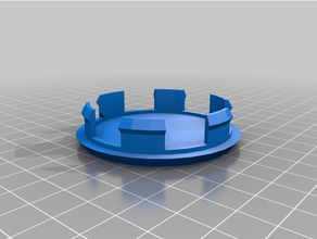 personalizado centrar gorra ruedas agujero plugger 3d print model - Mito3D