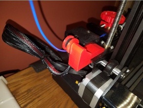filament strain relief guide 3d print model - Mito3D