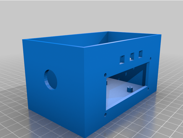 caja parà elettr nica lcd 16x2 3D print model - Mito3D