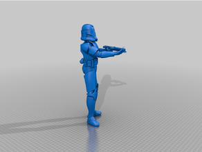 fase 2 clon soldados legión escala guerras estrella 3d print model - Mito3D