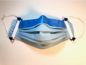 sew Fai mascherina clip covid 19 covidmask maschera 3d print model - Mito3D