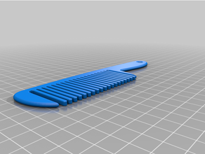 baby comb 3d print model - Mito3D