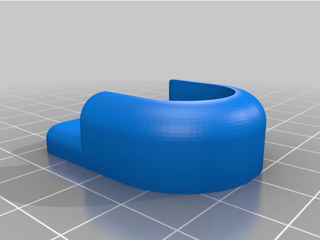 emt closet rod holder 3D print model - Mito3D