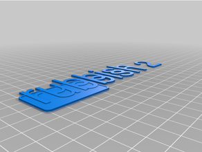 personalizado simples customizar tafewsrwerewrwerweqg 3d print model - Mito3D