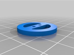 face mask ear relief button 3d print model - Mito3D