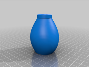 Vase v182 Blume Topf 3d print model - Mito3D
