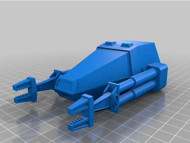 cargo pod - zero-g loader babylon 5 babylon4 babylon5 spaceship zerog 3D print model - Mito3D