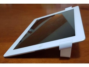 perfil ipad 2 estante soporte 3d print model - Mito3D