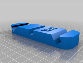 customized parametric smpavolartphone stand holder custom text 3d print model - Mito3D