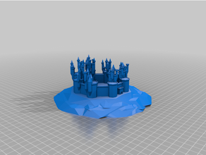 customized grand castle generattestortest 3d print model - Mito3D