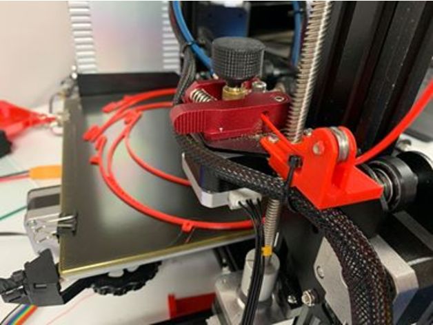 guía rail filamento 3D print model - Mito3D