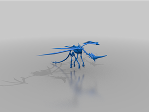 bonedrake - dnd monster lp aos dragon whfb 3d print model - Mito3D