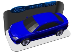 escaladé voiture modèle gué mondeo logo st220 supporter 3d print model - Mito3D