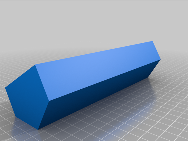 customized hex tile box 3D print model - Mito3D
