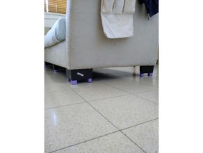 yükselen kanepe bacaklar Neato robot mobilya ev halkı vakum temizleyici 3d print model - Mito3D