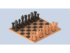 Schach einstellen 3d print model - Mito3D