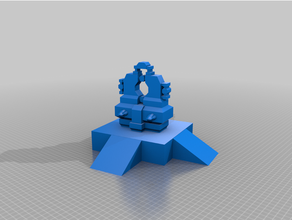 aztèque autel terrain 3d print model - Mito3D