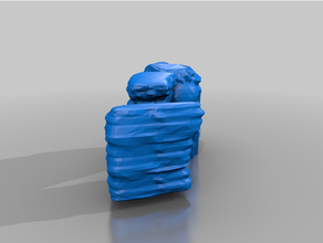 Klippe Torbogen Terrain Cliff 3d print model - Mito3D
