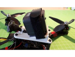 piastra superiore lumeier qav x realacc x210 xs220e gopro sessione montare 20 45 drone lumenier xs220 3d print model - Mito3D