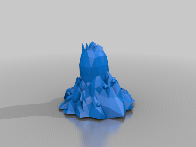 meteor - terrain 3D print model - Mito3D