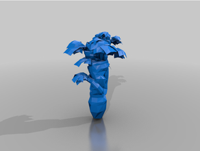 pilastro scogliera alberi terreno 3d print model - Mito3D