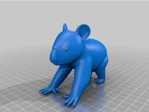 koala 3d print model - Mito3D