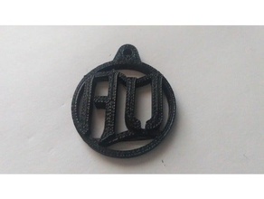 hollywood undead keychain 3d print model - Mito3D
