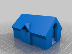 Casa 3d base miniatura 3d print model - Mito3D