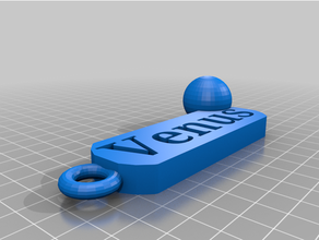 venus keychain 3d print model - Mito3D