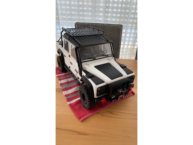 damalı tabaklar 3dsets Land Rover kar hava alım savunma oyuncusu 3D print model - Mito3D