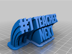 1 insegnante 3d print model - Mito3D