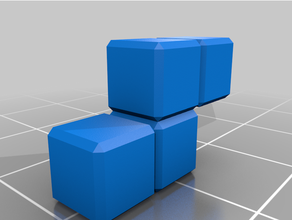 classique tétrominos tetris formes 3d puzzle cube pièces tétromino 3d print model - Mito3D
