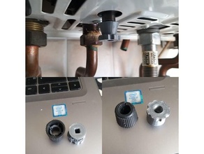 boiler combi pressure valve cover 3d print model - Mito3D