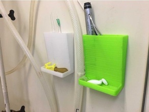 fumaça capuz ferramenta suporte química laboratório porta ferramentas parede 3d print model - Mito3D