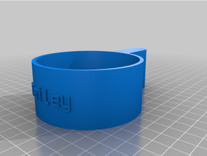 customized pet food scoop namebailey scoop customized 3d print model - Mito3D