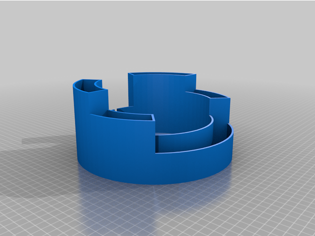 desk tool holder lamp organizer 3D print model - Mito3D