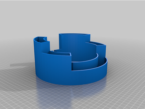 escrivaninha ferramenta suporte luminária organizador 3d print model - Mito3D