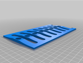 customized rifgid heddle reeds 3d print model - Mito3D